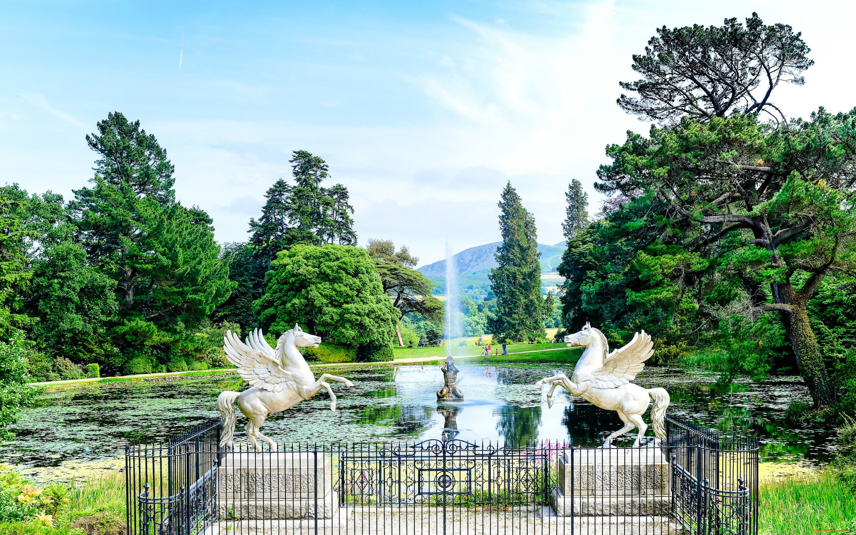 powerscourt gardens,  ireland, , - , , , , , , , , , , , , 